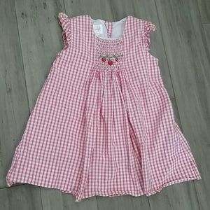 Red and White Checkered 3T Dress